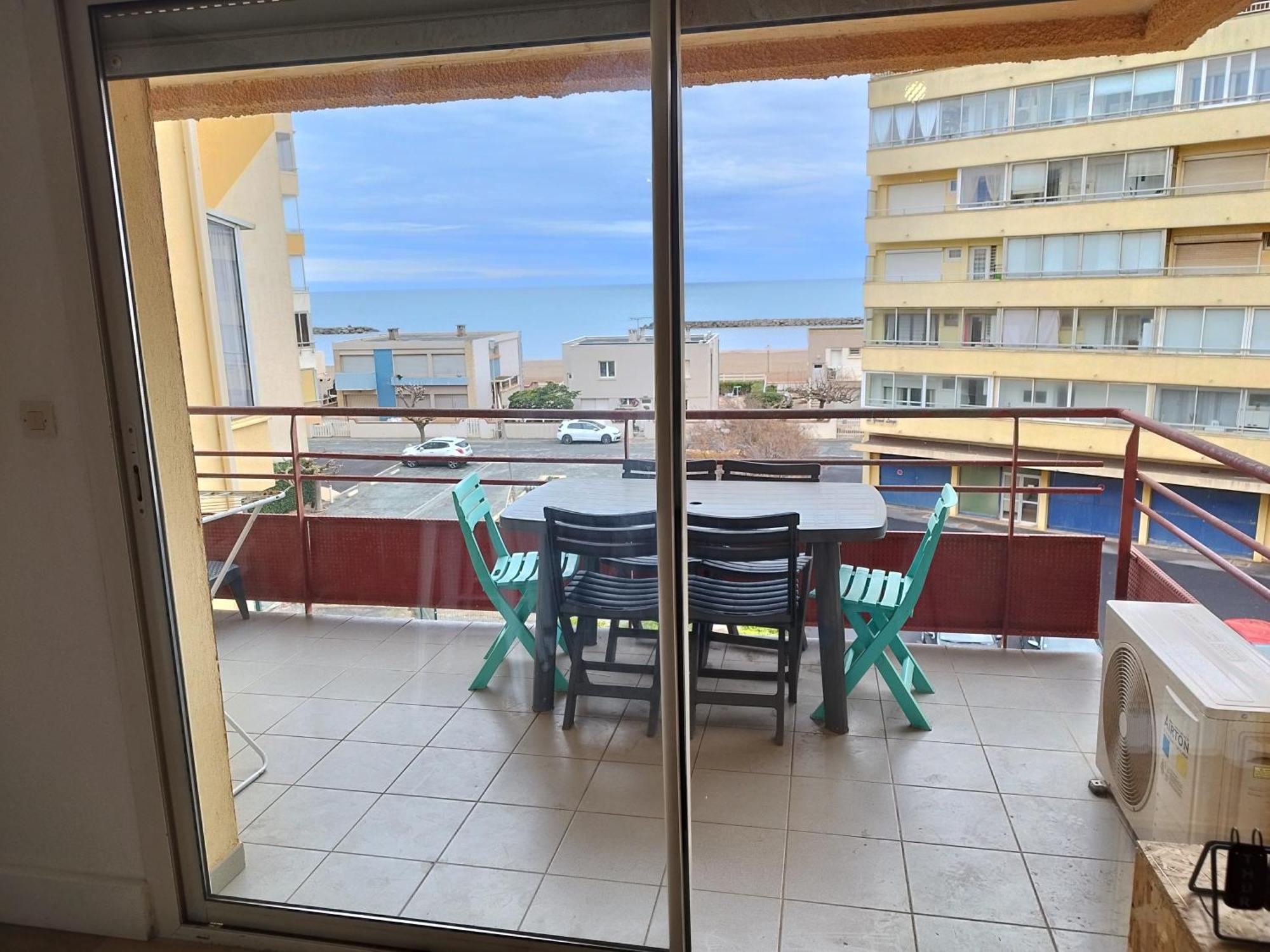 T3 Vue Mer Avec Acces A La Plage, Wifi, Clim - Dansnotreappart-Com - Valras-Plage Εξωτερικό φωτογραφία